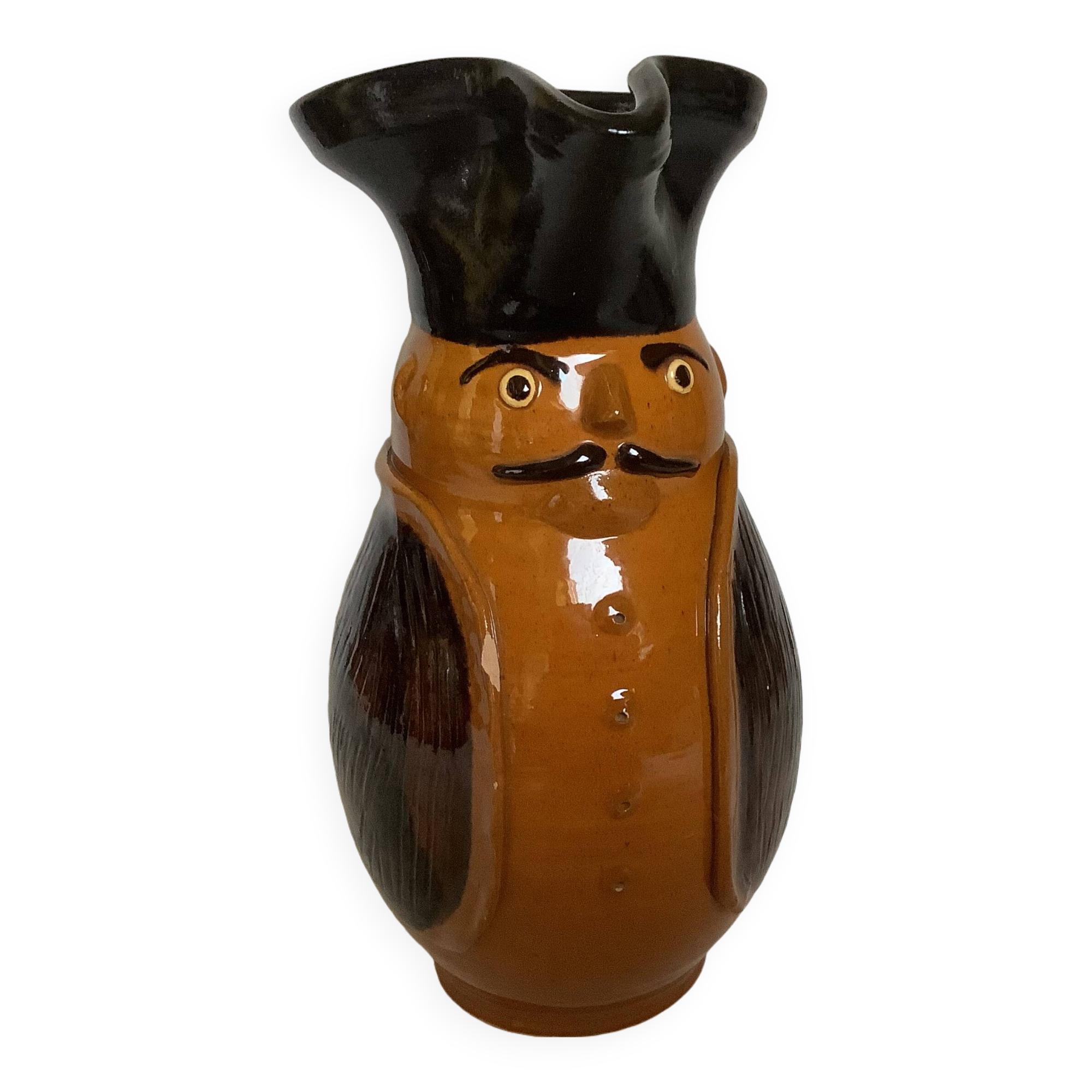Handcrafted anthropomorphic pitcher
