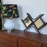 Double bamboo mirror