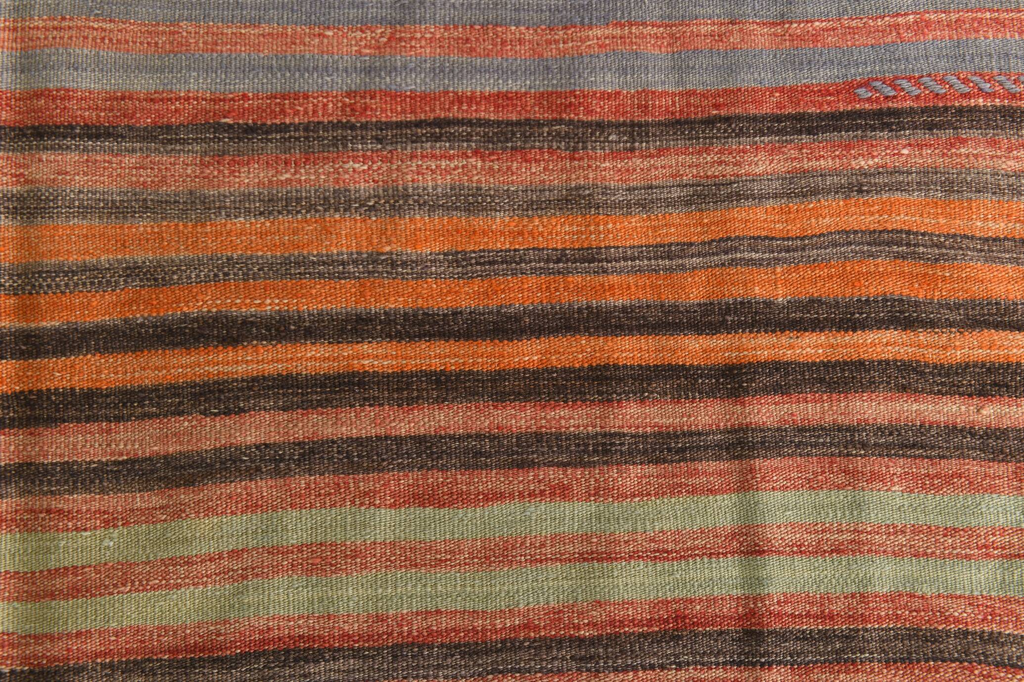 168x217 Tile Color Kilim Rug, Livin Room Rug, 6x7 Antique Vintage Kilim