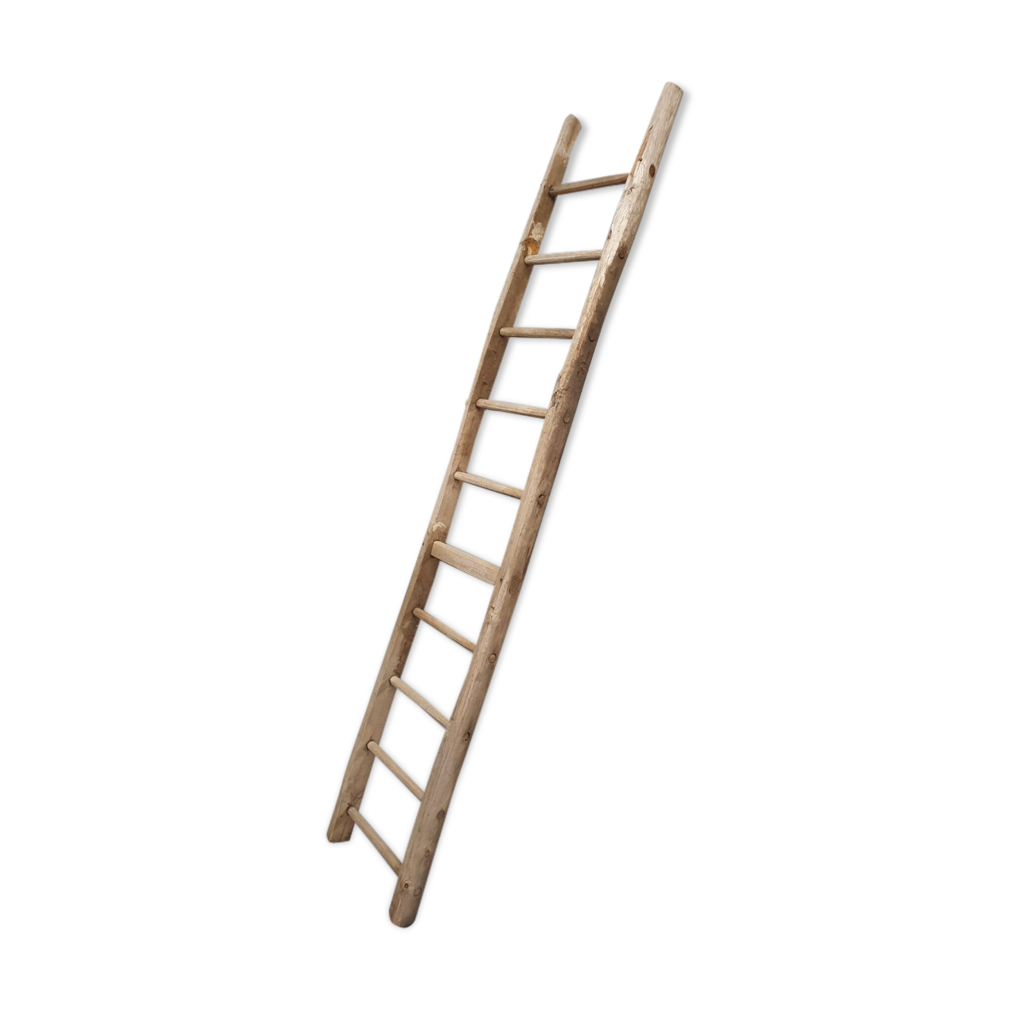 Antique oak ladder
