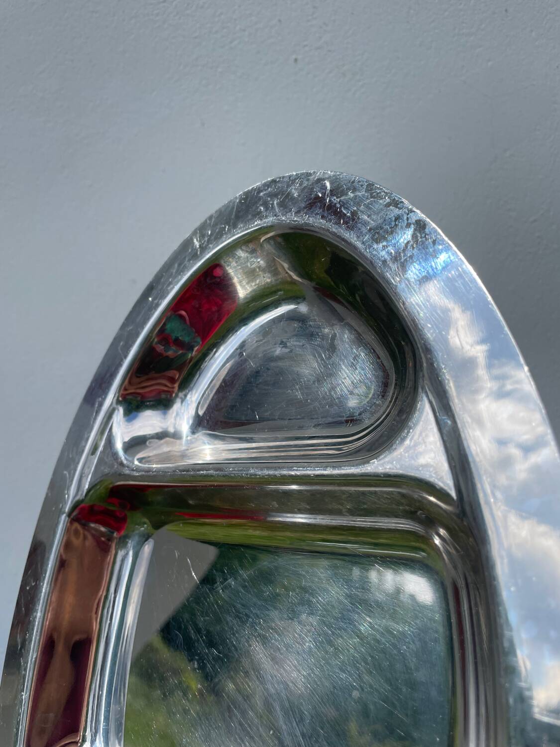 Plat compartimenté en inox Rémy Letang