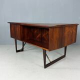 1960s Peter Løvig Nielsen 'Boomerang' Desk Hedensted Møbelfabrik