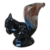 Vintage squirrel vase in flamed stoneware – 1960 - 1970