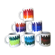 Series of 6 mugs design waecht ersbach 70s