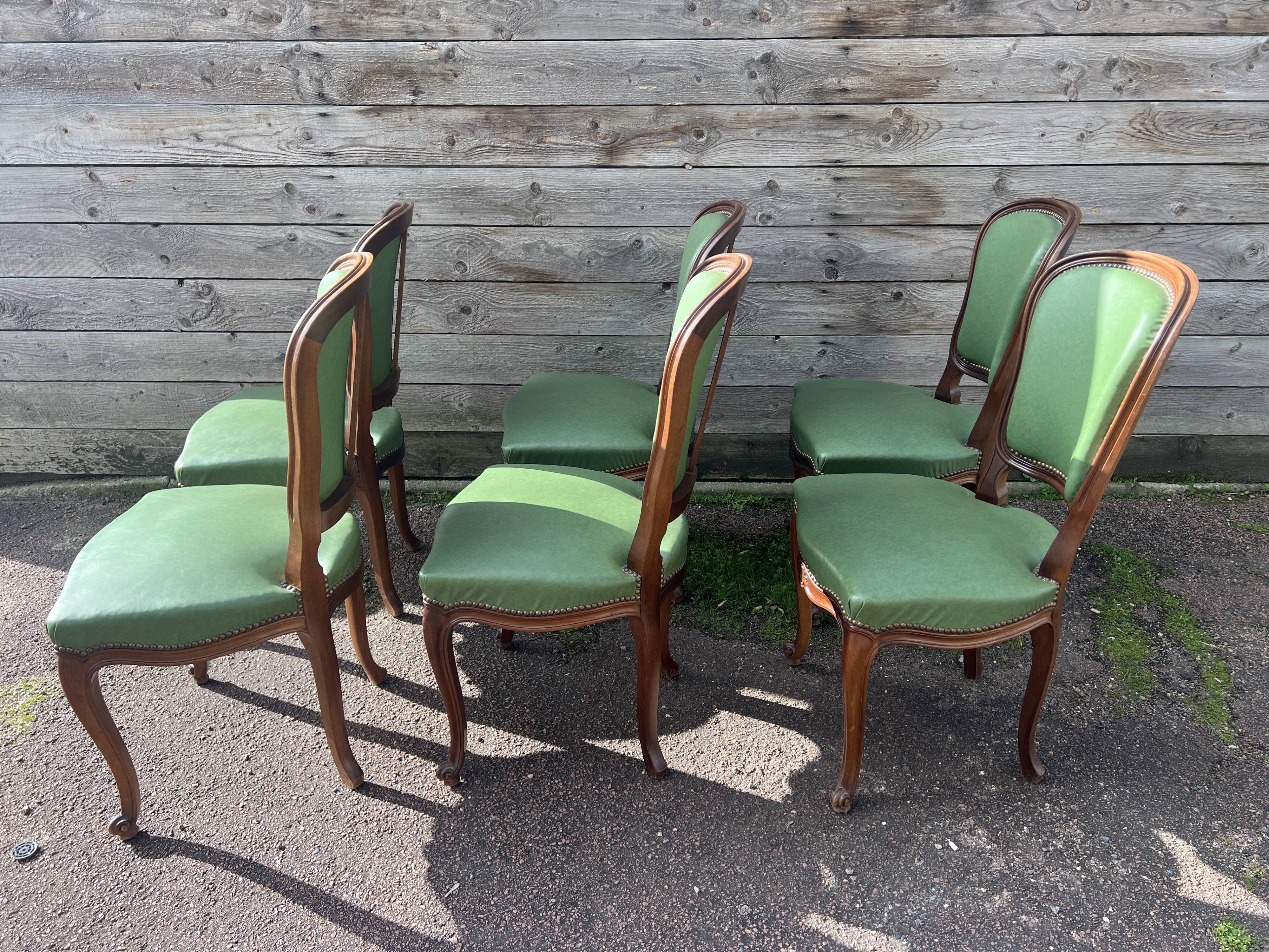 Six Classic Chairs in Neo-Louis XV style