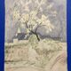 Marthe orant (1874-1957), spring, oil on canvas