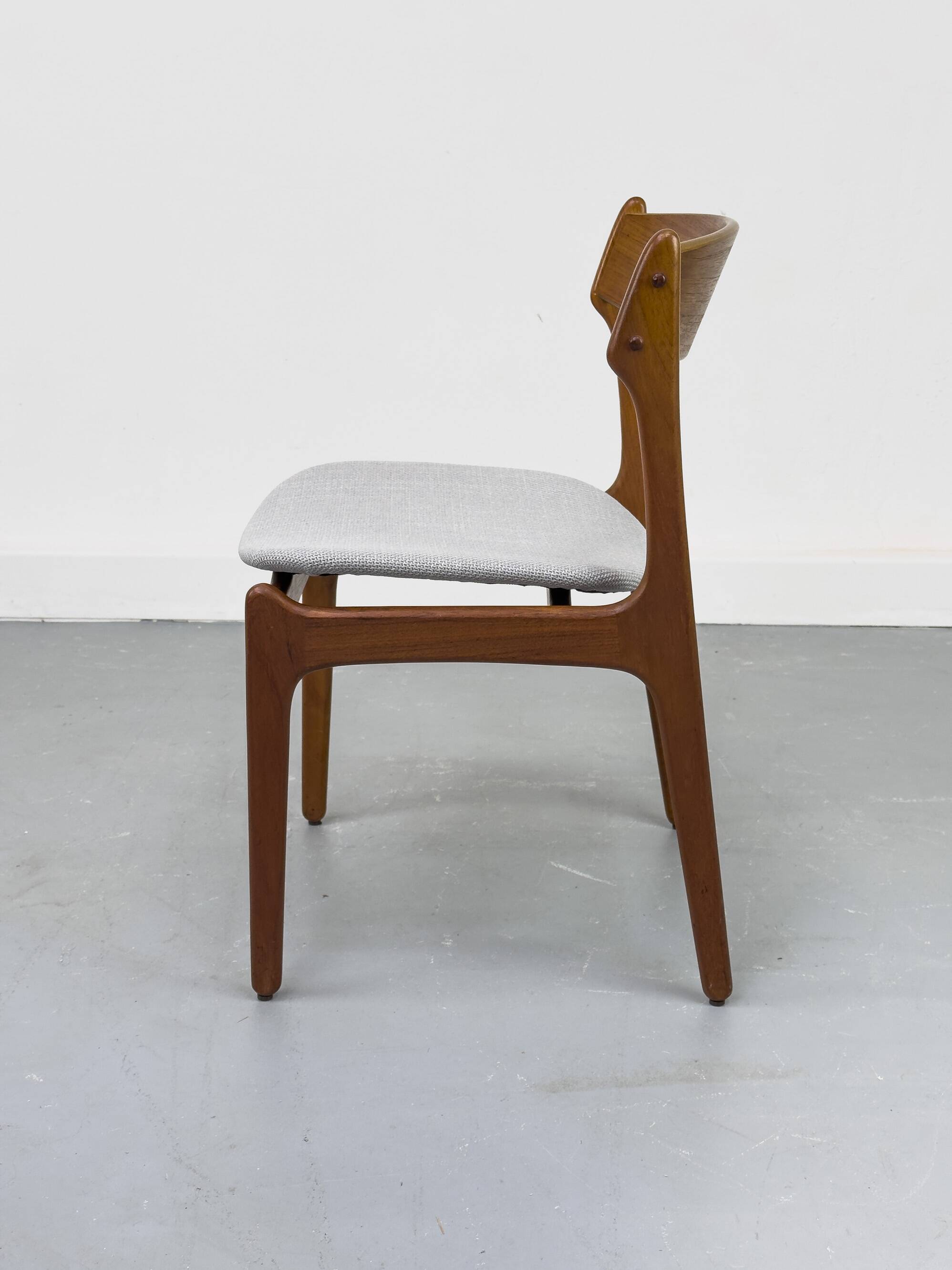 Danish Teak Dining Chairs by Erik Buch for OD Møbler, 1960s, Set of 4