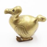 Bird statue dodo in brass