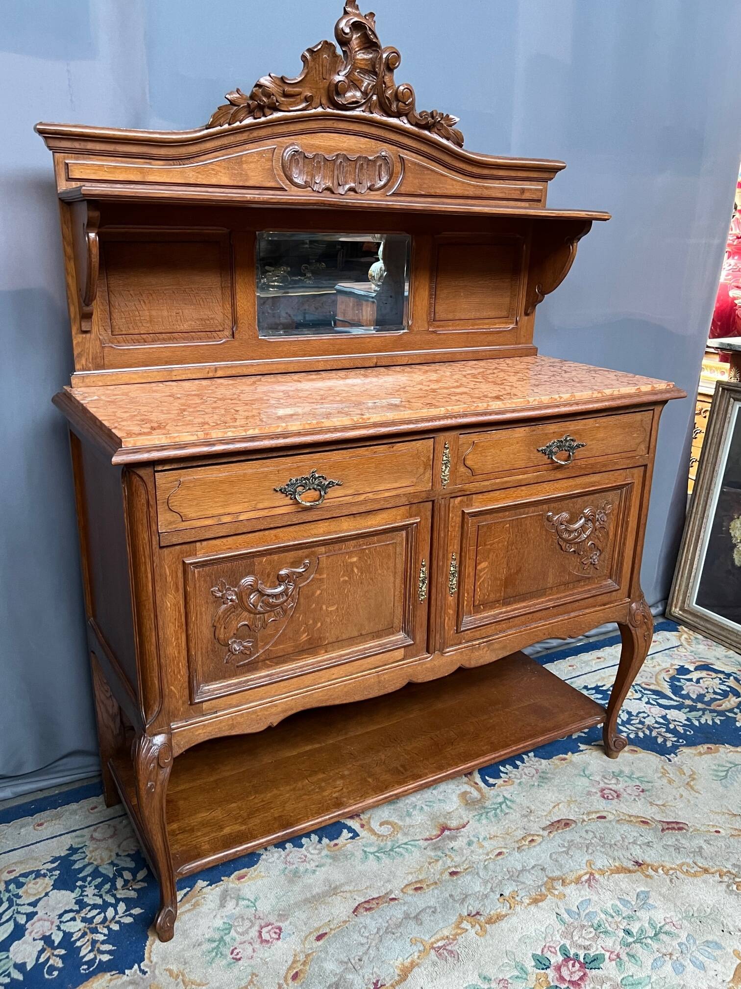 Dessert buffet and dresser.