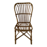 Chaise en rotin vintage