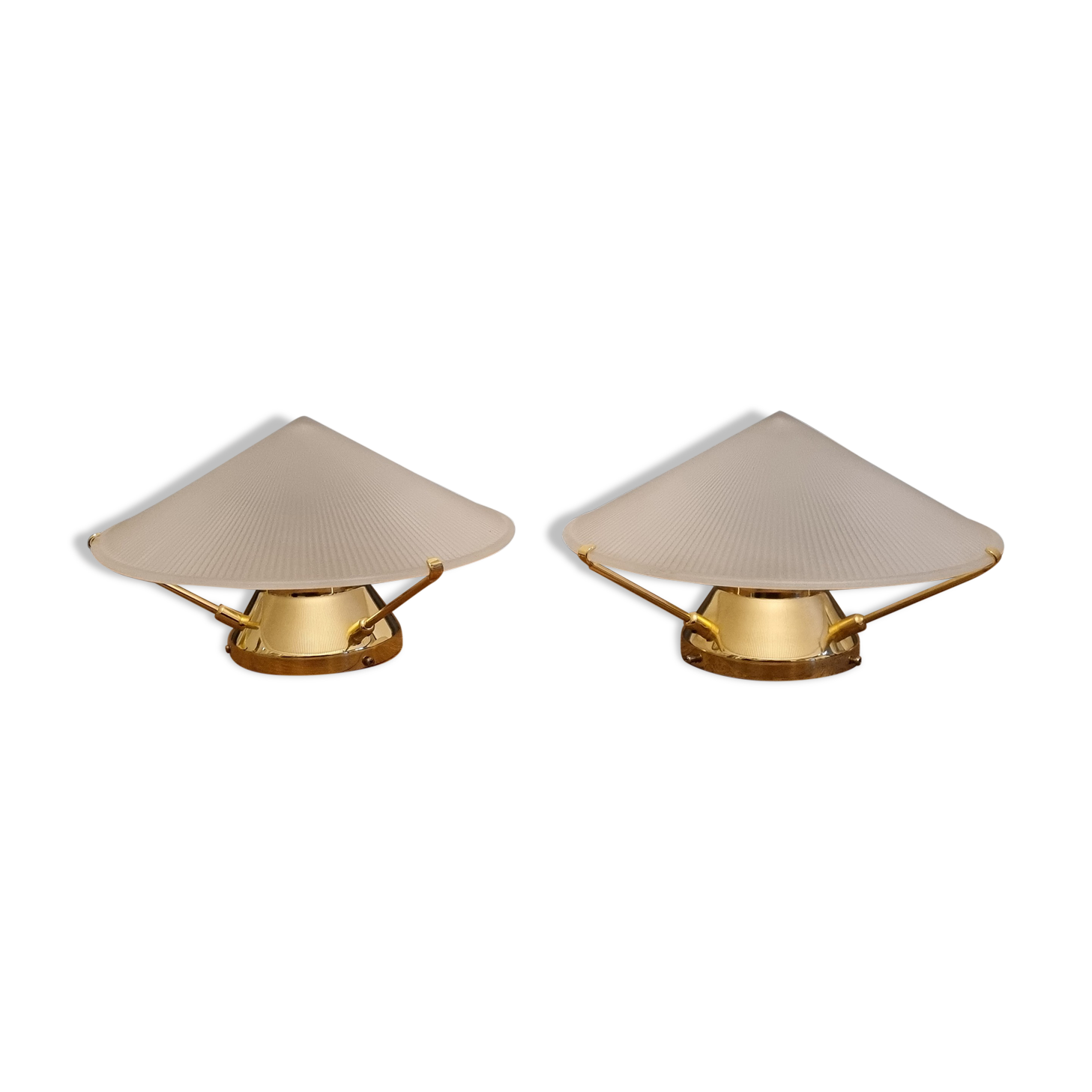 Pair of wall lamps Milan Iluminacion, XXth century