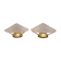Pair of wall lamps Milan Iluminacion, XXth century