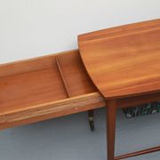 Desserte utensilo des années 1950 en noyer