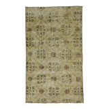 Turkish Anatolian Handmade Vintage Rug 210 cm x 117 cm