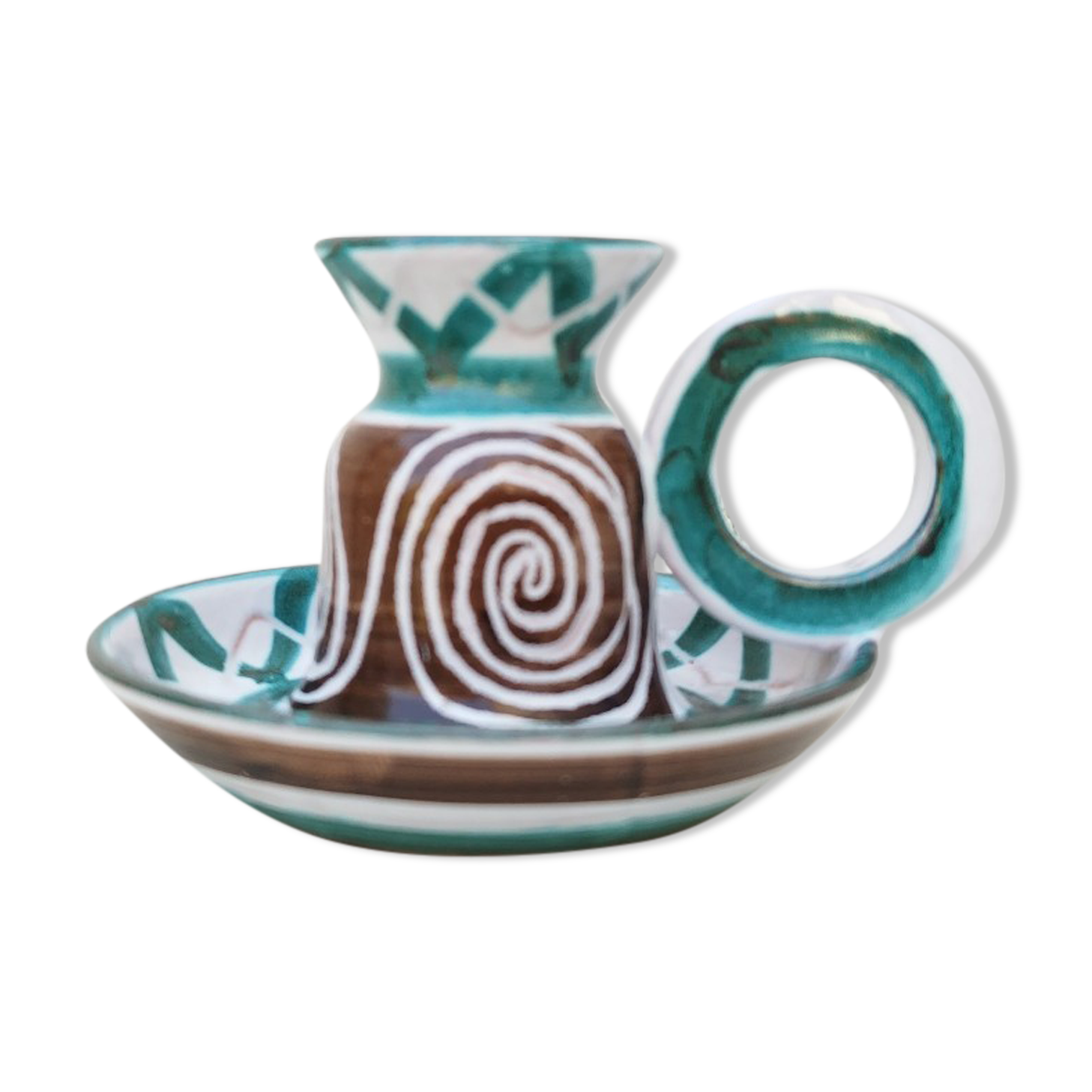Ceramic candle holder Robert Picault Vallauris