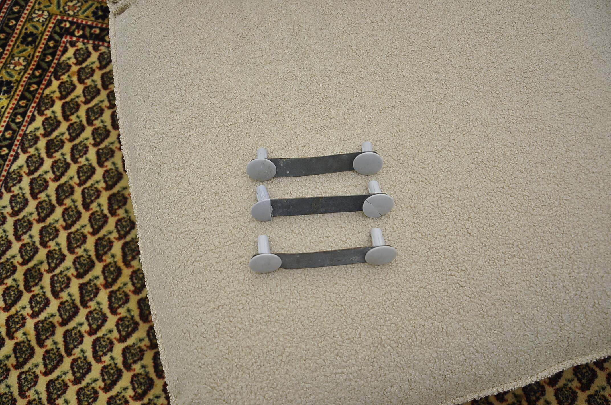 Canapé modulable boucle beige, 1970