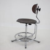 Chaise pivotante réglable des années 1970, Tchécoslovaquie