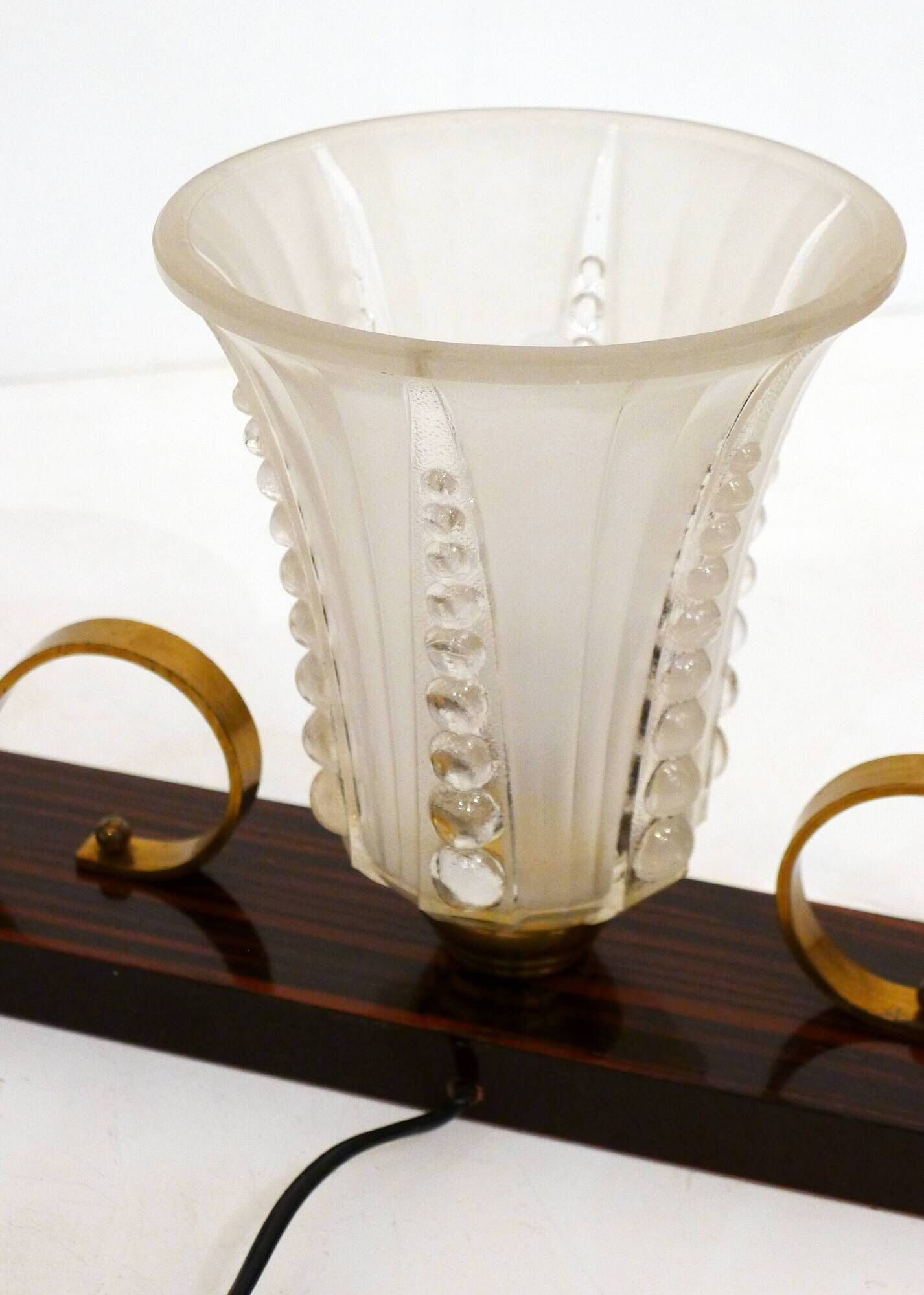 Lampe art déco cygnes à poser