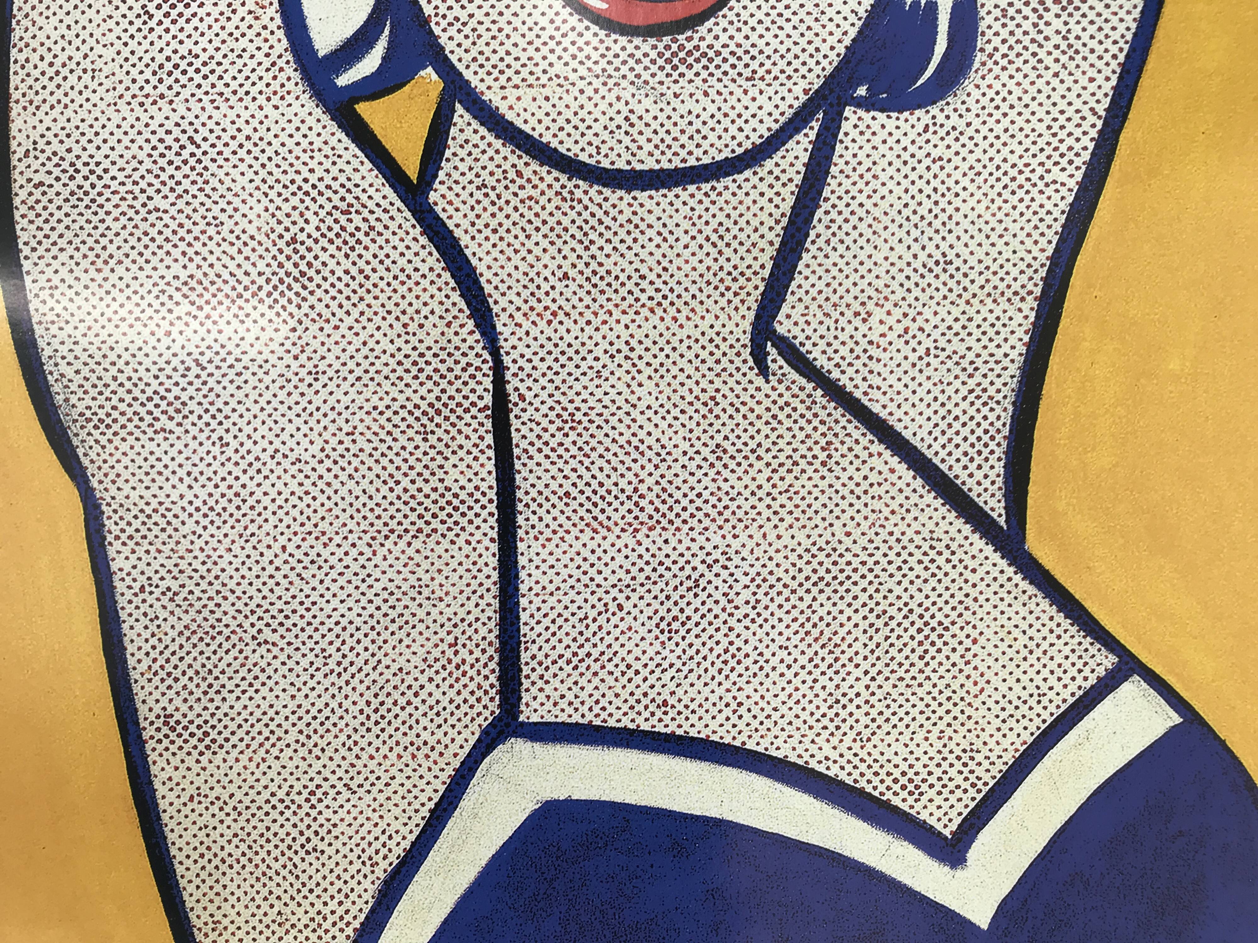 Poster roy lichtenstein girl with ball / l'art du xxe siècle, 2005