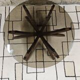 Table basse brutalist vintage 1970"