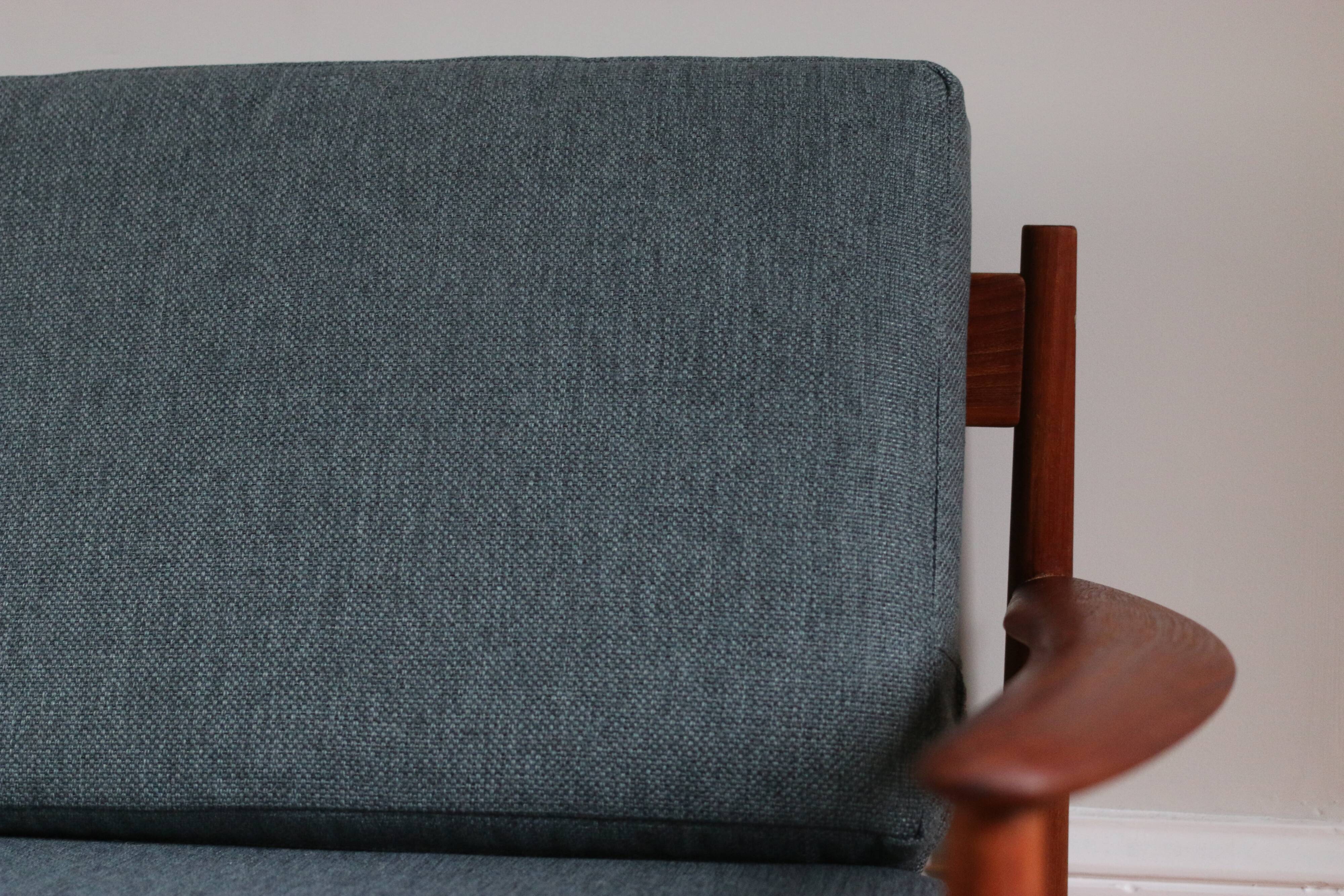 Scandinavian teak bench by Grete Jalk