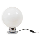 Table lamp in opaline glass by Glashutte Limburg