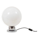 Lampe de table en verre opalin par Glashutte Limburg