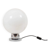 Table lamp in opaline glass by Glashutte Limburg