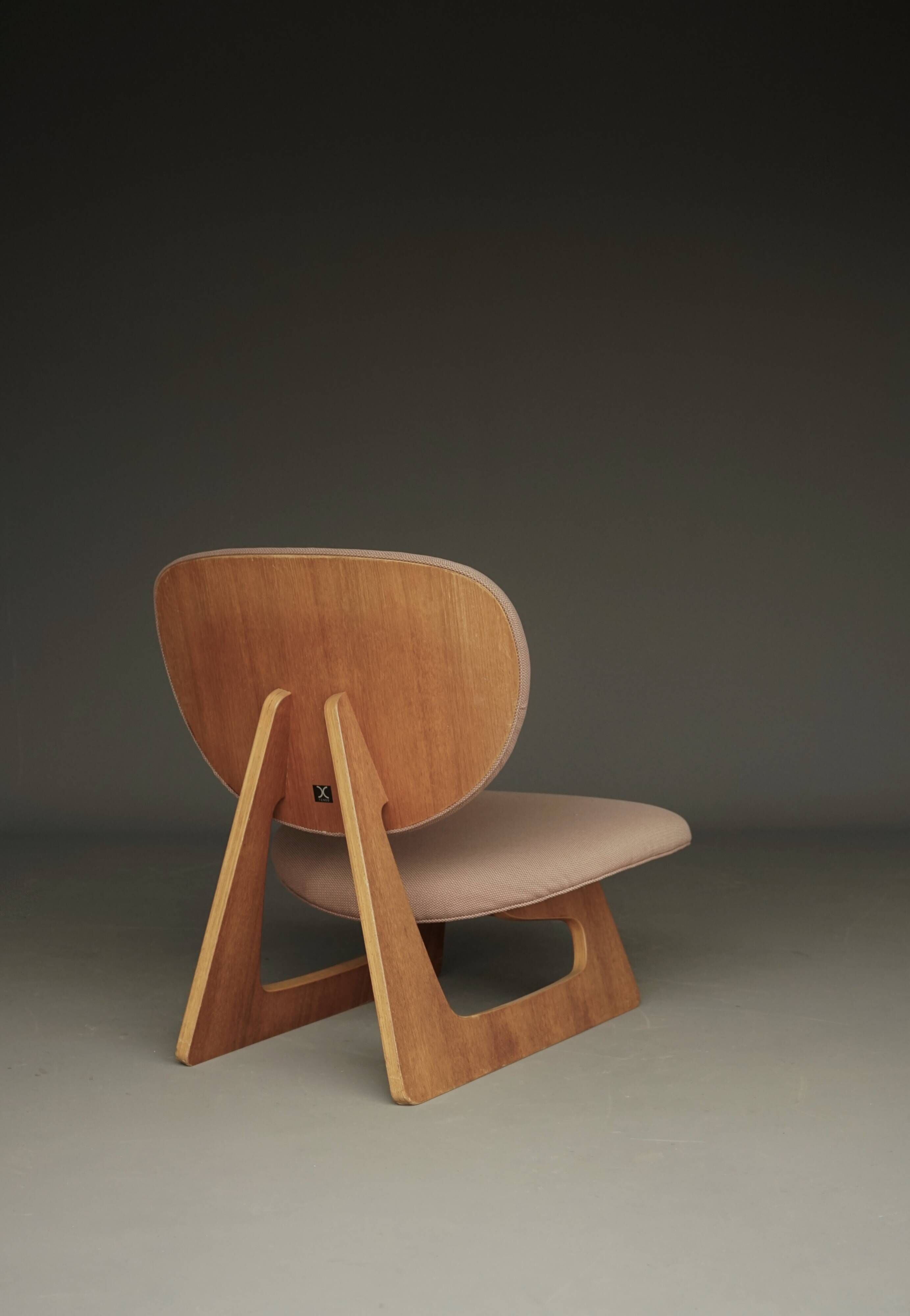 model 5016 Low Chair by Junzo Sakakura and Daisaku Cho, 1970s