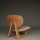 model 5016 Low Chair by Junzo Sakakura and Daisaku Cho, 1970s