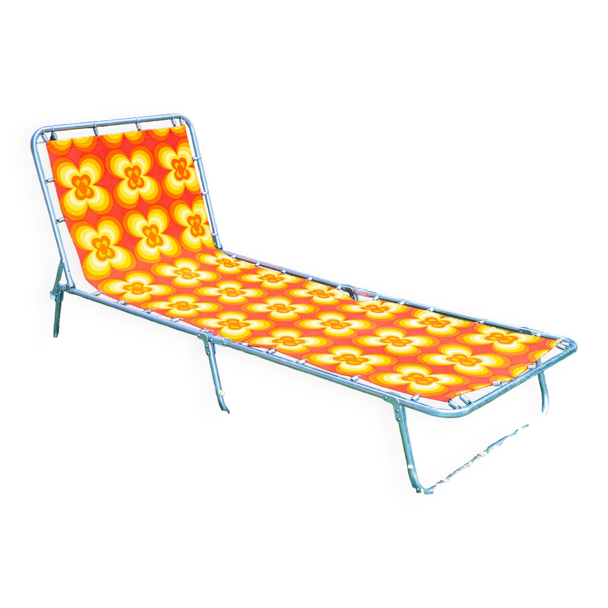 70's Flower Power Deckchair