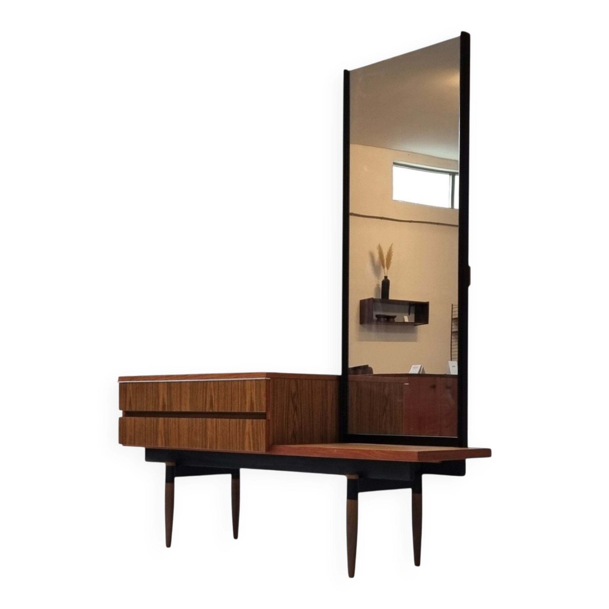 1970s mirror buffet