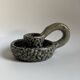 Cellar rat ceramic candlestick