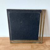 Modernist mirror in gilded brass 1960.