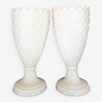 Pair of “Pineapple” vases