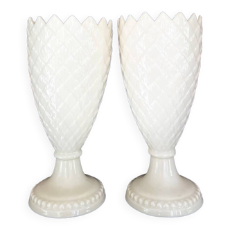 Pair of “Pineapple” vases