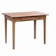 Desk table, kitchen table, vintage 1950s oak side table.