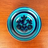 Mid-century modern ceramic wall plate by Wilhelm Kagel, German, 1960s.