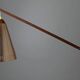 Uno & Östen Kristiansson for Luxus Vittsjö — Teak & Copper Wall Lamp, Sweden, 1960s