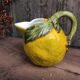 Cruche d’eau vintage en forme de citron