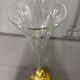 Vase cornet old, soliflore bronze