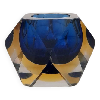 Murano Sommerso Flavio Poli ashtray or pocket emptier