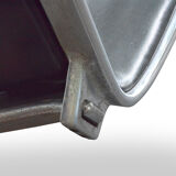 Armchair "Skater" by Jorgen Kastholm for KILL black leather 1st edition