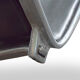 Armchair "Skater" by Jorgen Kastholm for KILL black leather 1st edition