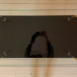 Table basse en verre années 50/60