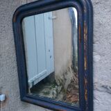 Mirror Louis Philippe patinated black 51 x 66