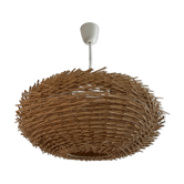 Suspension natural rattan nest intertwined