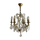 Lustre en laiton à 8 bras