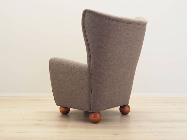 Fauteuil lounge, design scandinave, fabrication : Danemark