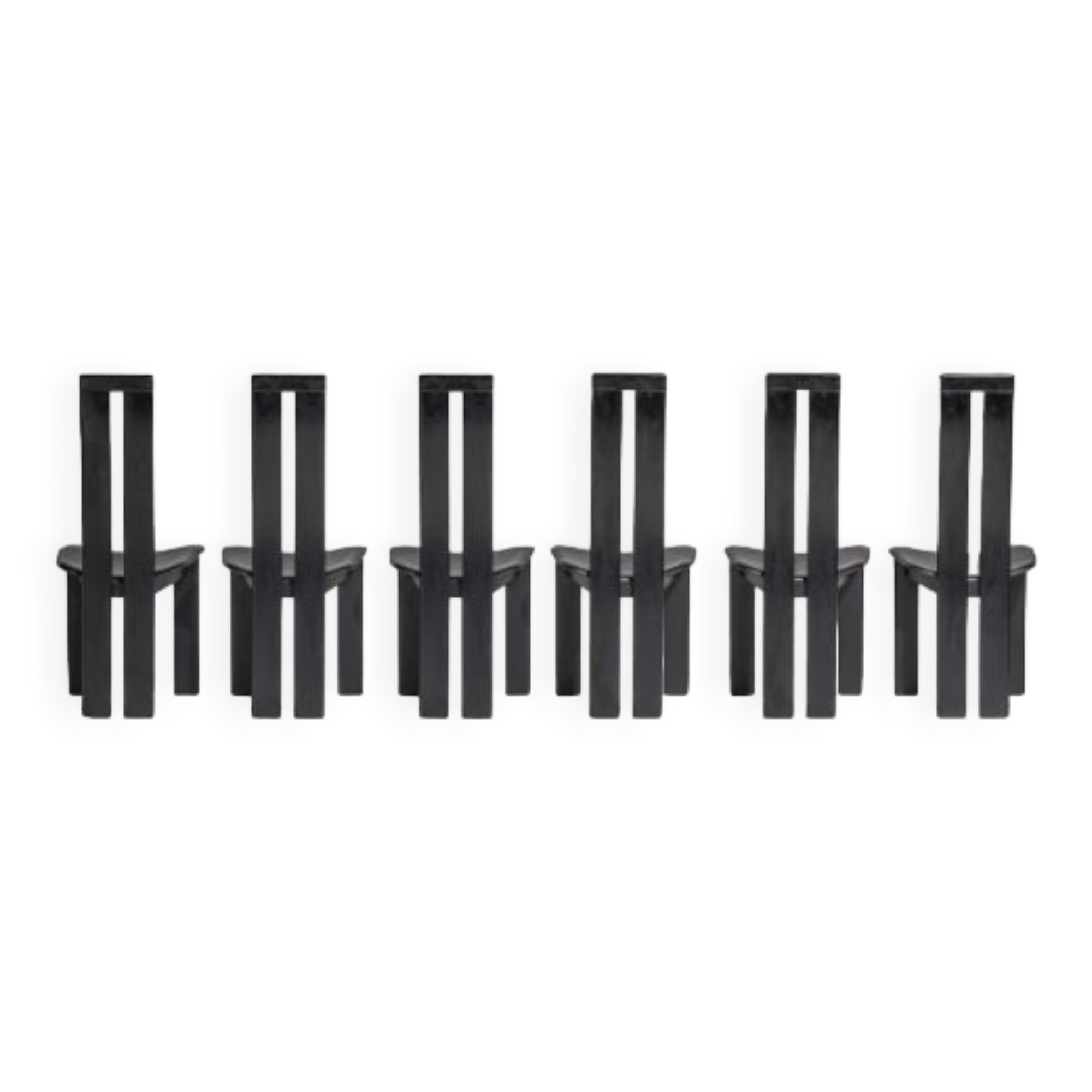 Set of 6 dining chairs, Pietro Constantini for Ello, 1970s